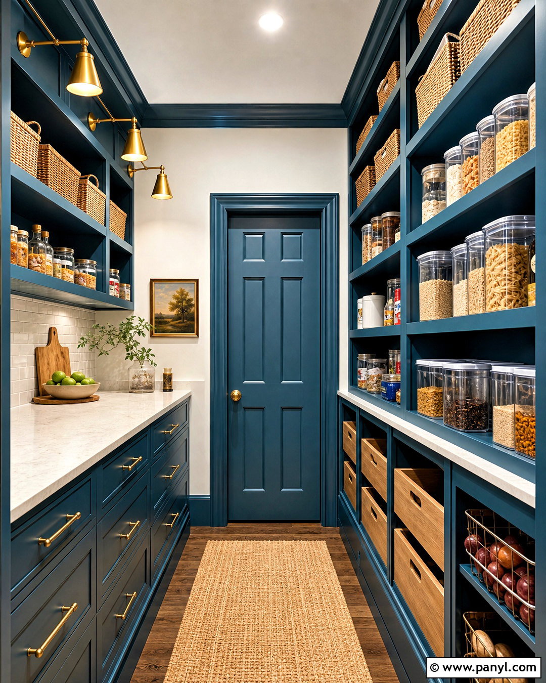Teal Blue Kitchen Pantry - 20 teal blue kitchen ideas