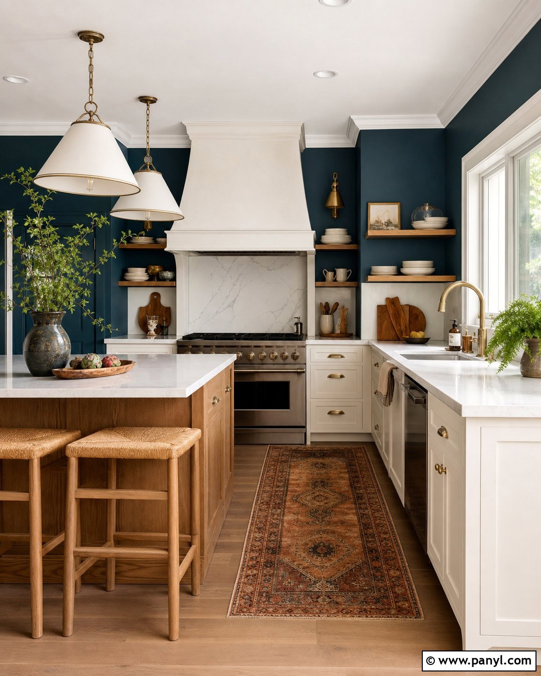 Teal Blue Kitchen Walls - 30 blue wall interior ideas