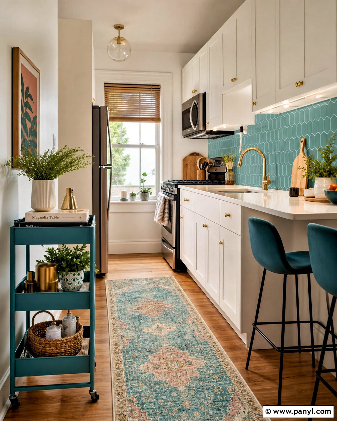 Teal Blue Rental Kitchen - 20 teal blue kitchen ideas