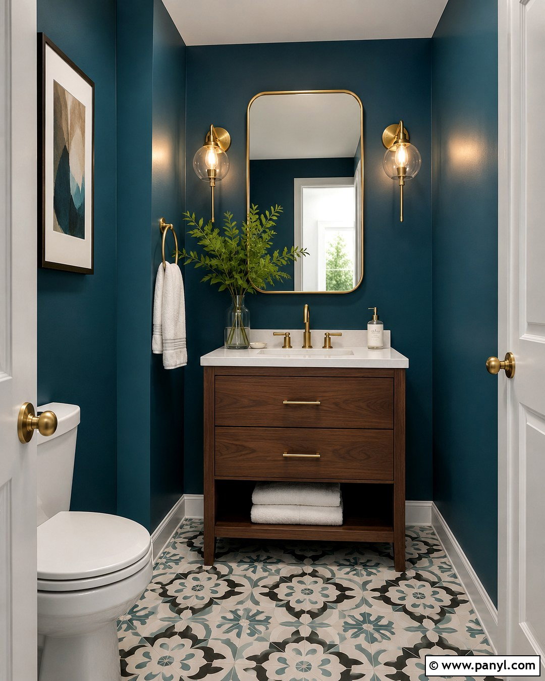 Teal Blue Wall Color - 20 Interesting Wall Colors