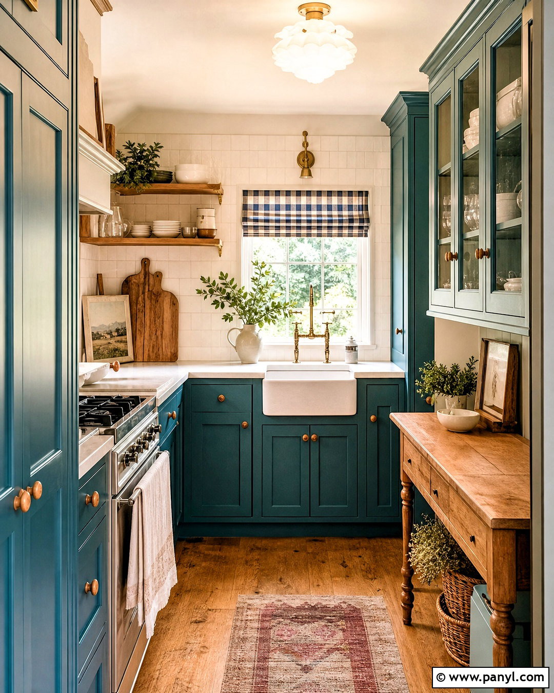 Teal Cottage Kitchen - 20 teal kitchen ideas