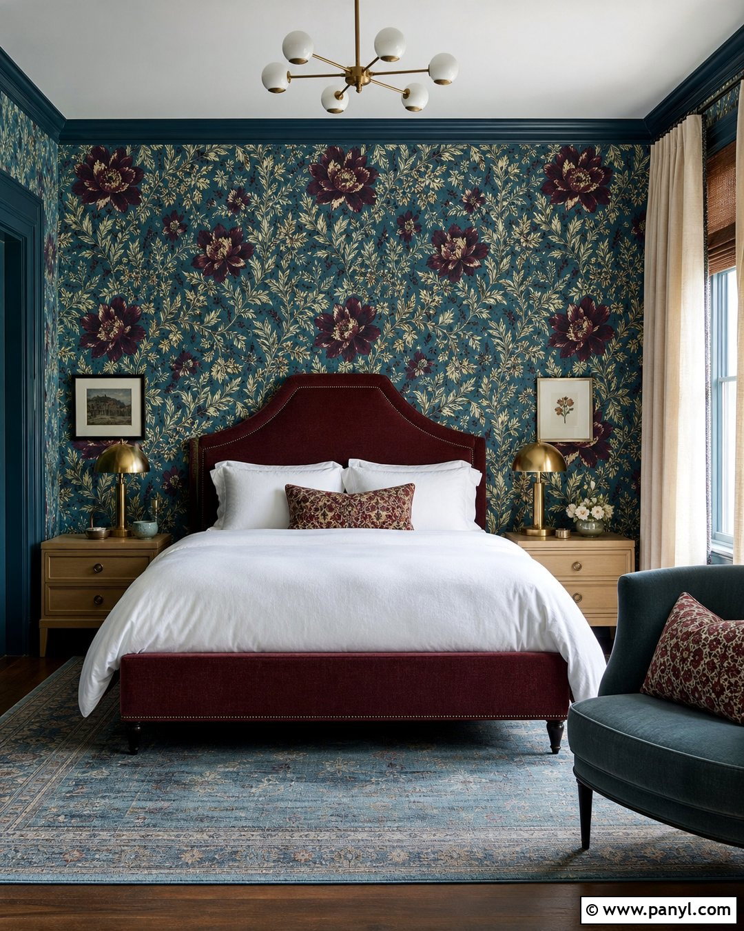 Teal Floral Wallpaper - 40 Wallpaper Colour Ideas