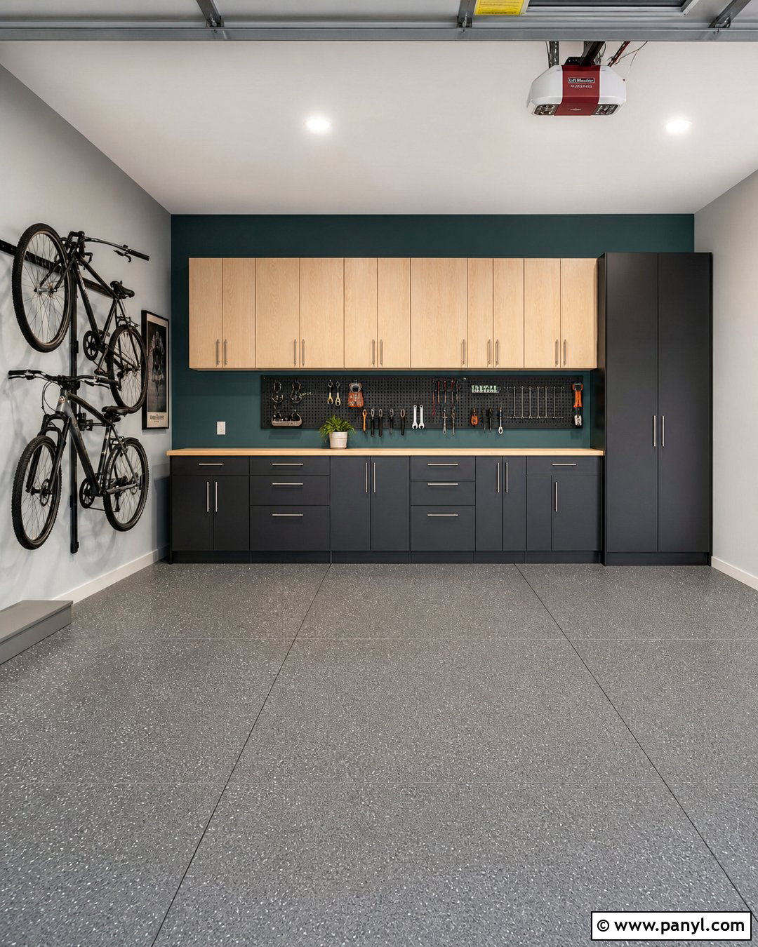 Teal Garage Accent Wall - 35 Garage Walls Paint Colors