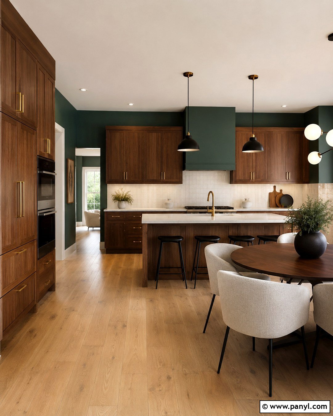 Teal Green Kitchen Walls - 20 Best Green Color For Kitchen Walls