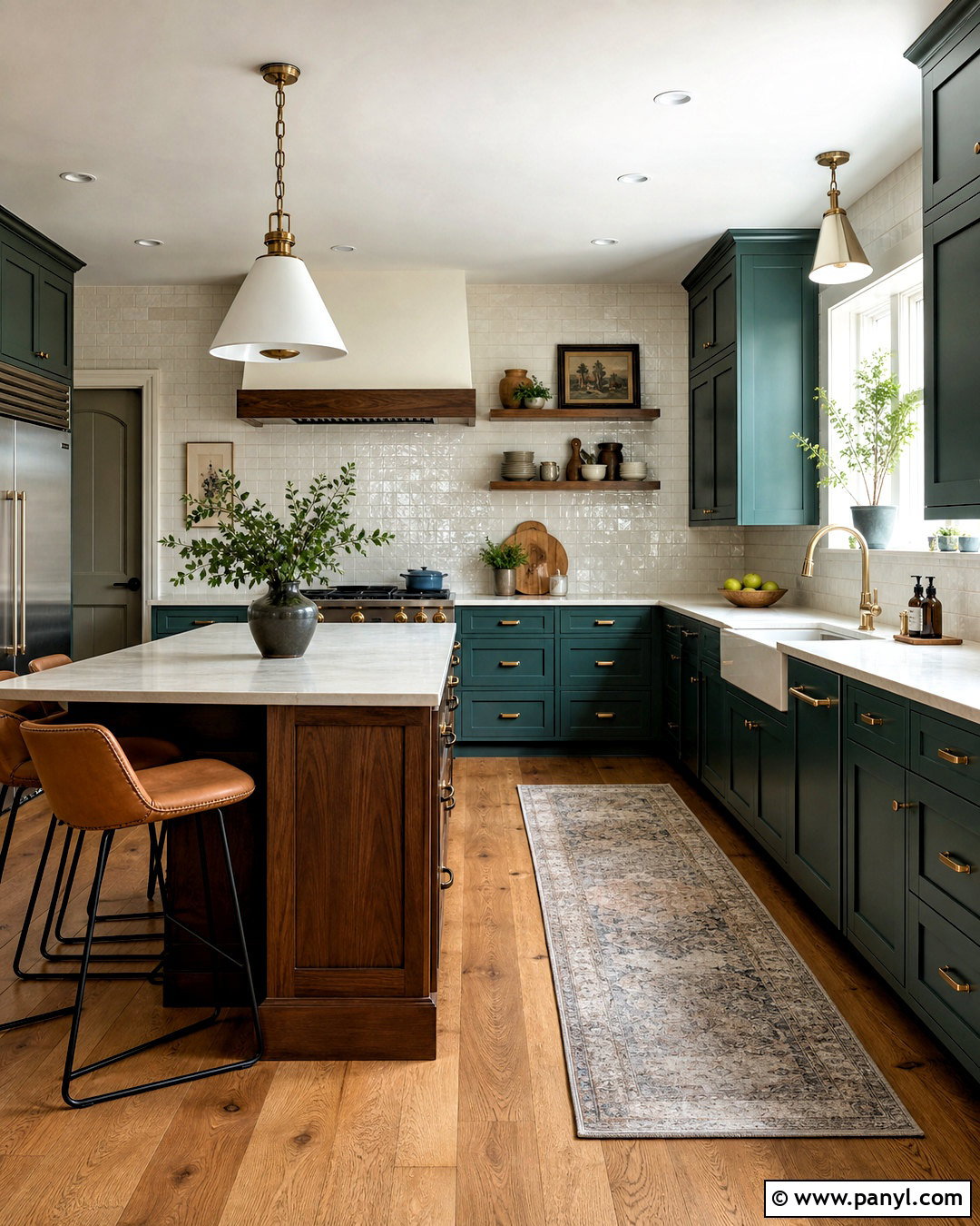 Teal Green Kitchen - 20 bold kitchen colors