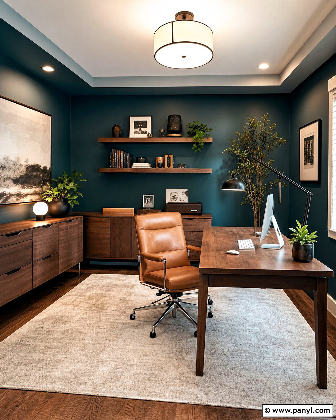 Teal Home Office Walls - 20 teal walls