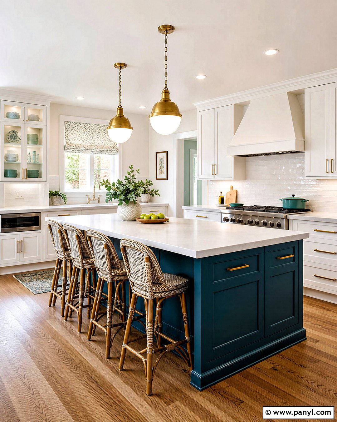 Teal Kitchen Island With White Cabinets - 20 teal kitchen ideas