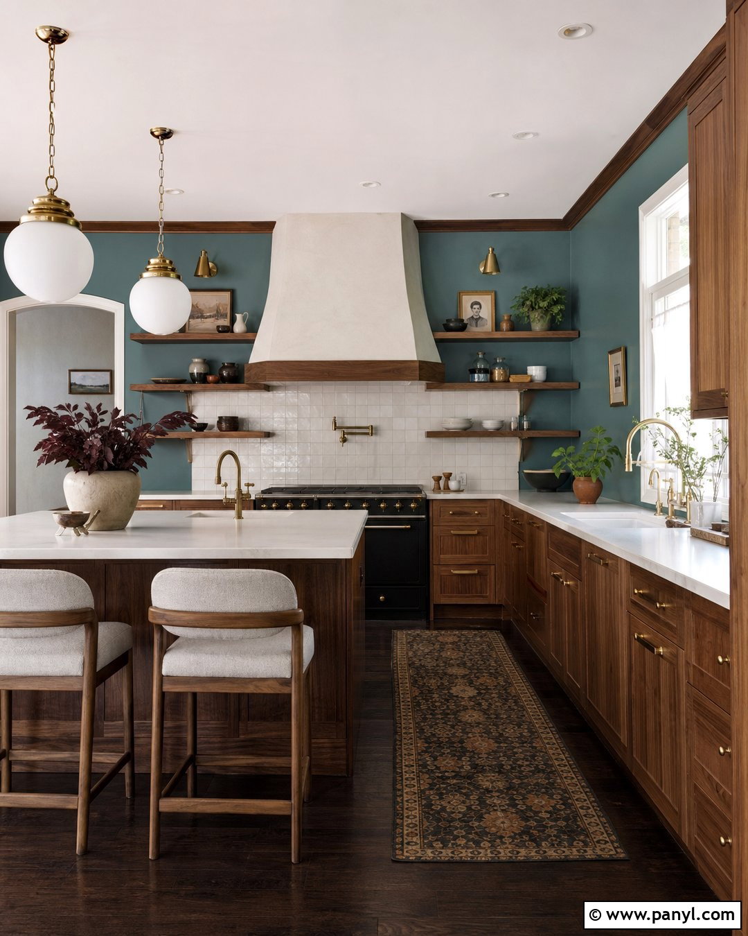 Teal Kitchen Walls - 35 Paint Colors For Kitchen Walls