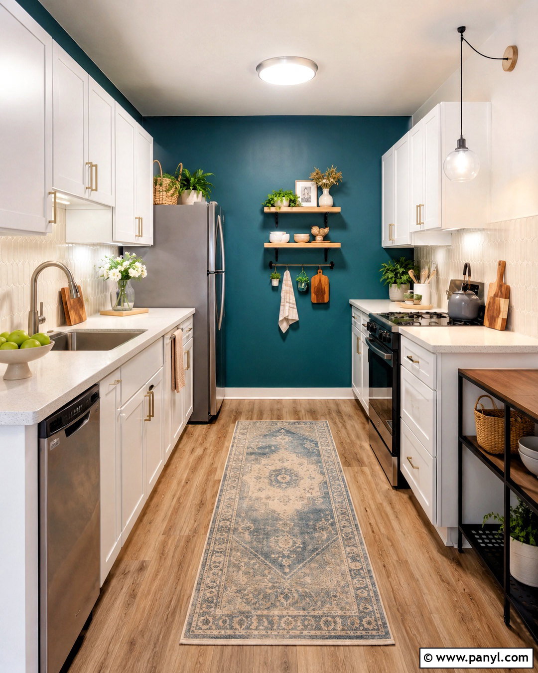 Teal Kitchen Walls In A Rental Kitchen - 35 teal kitchen walls