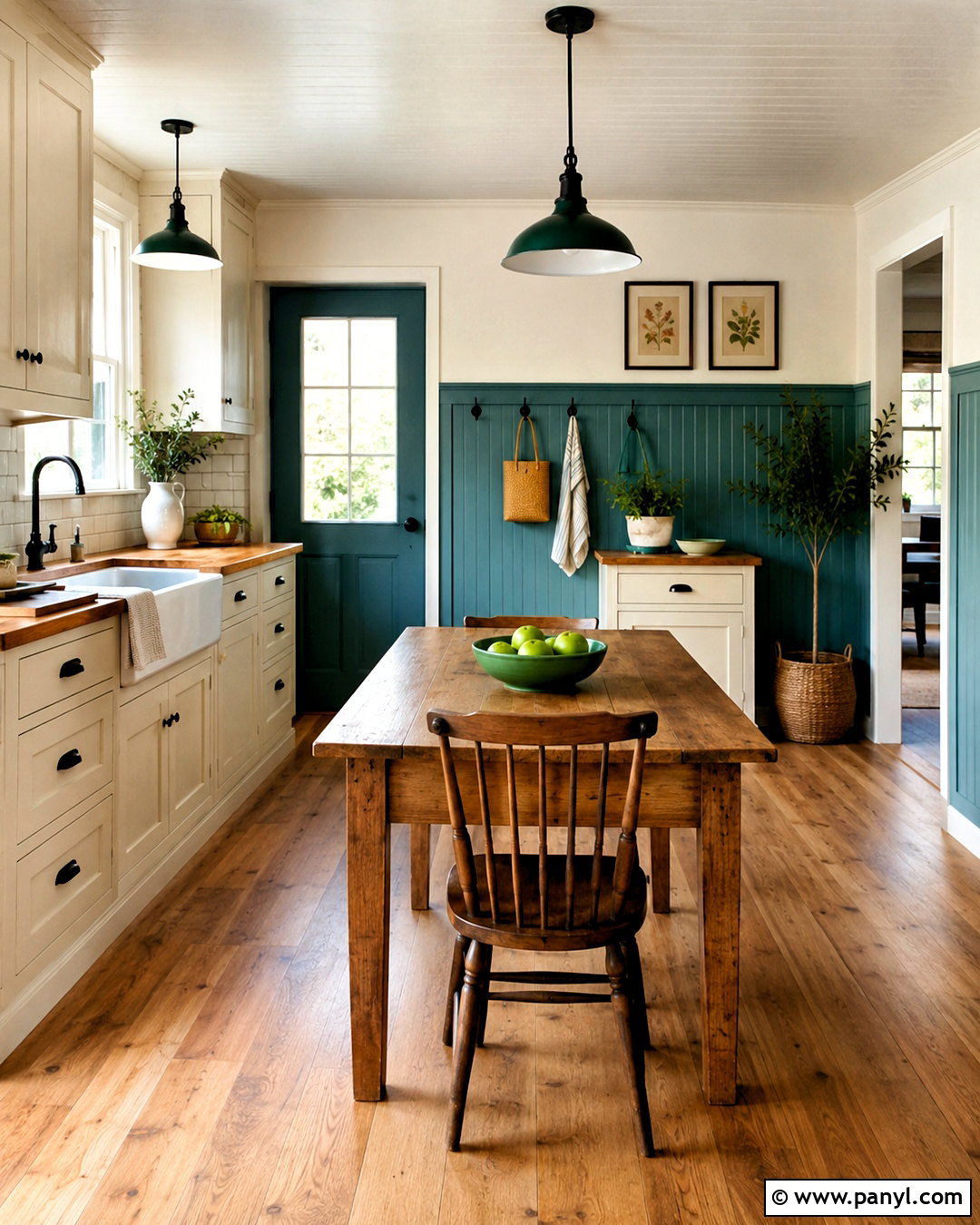 Teal Kitchen Walls With Beadboard - 35 teal kitchen walls