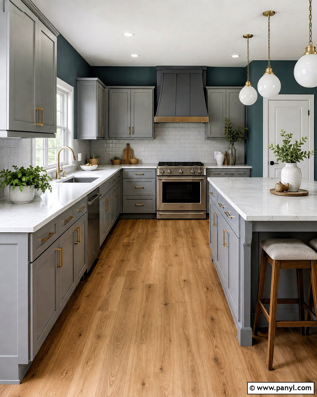 Teal Kitchen Walls With Gray Cabinets - 35 teal kitchen walls