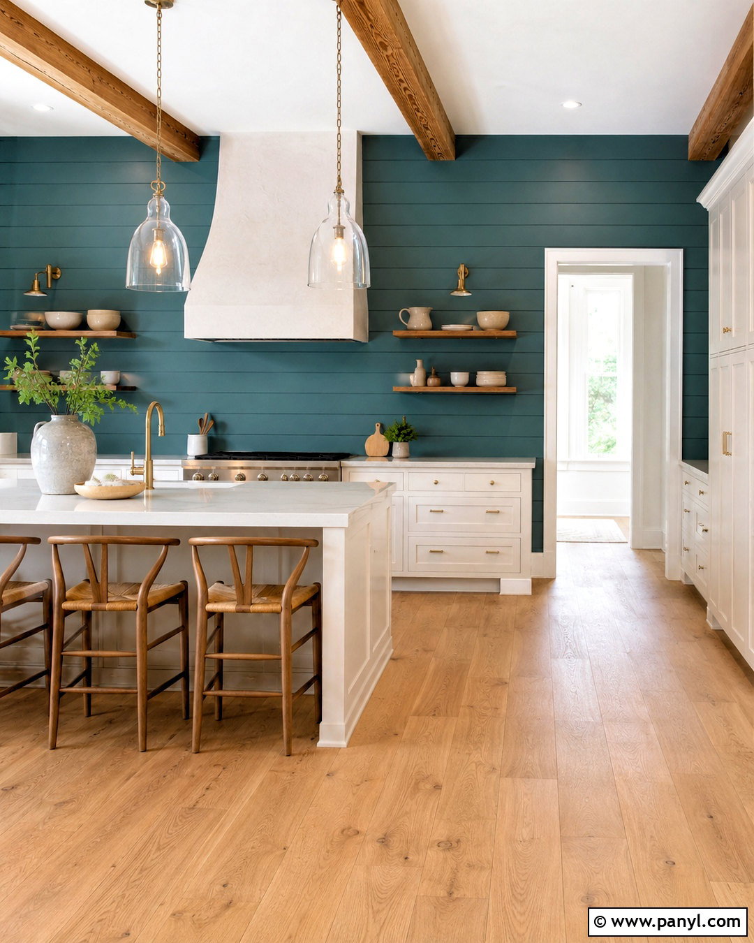 Teal Kitchen Walls With Shiplap - 35 teal kitchen walls