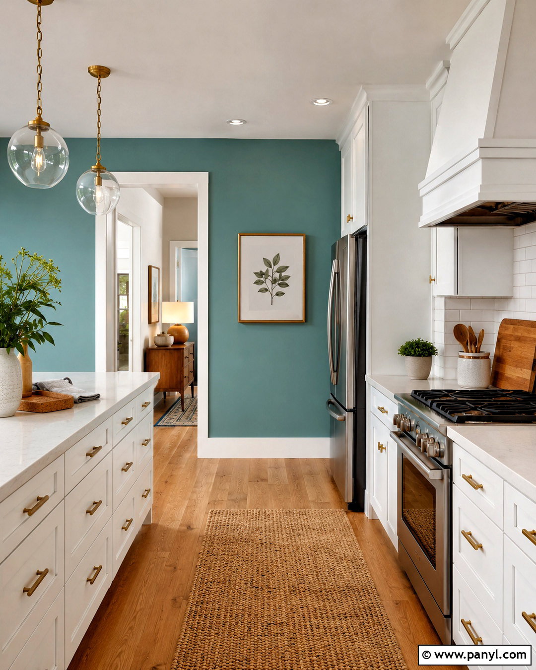 Teal Kitchen Walls With White Cabinets - 35 teal kitchen walls