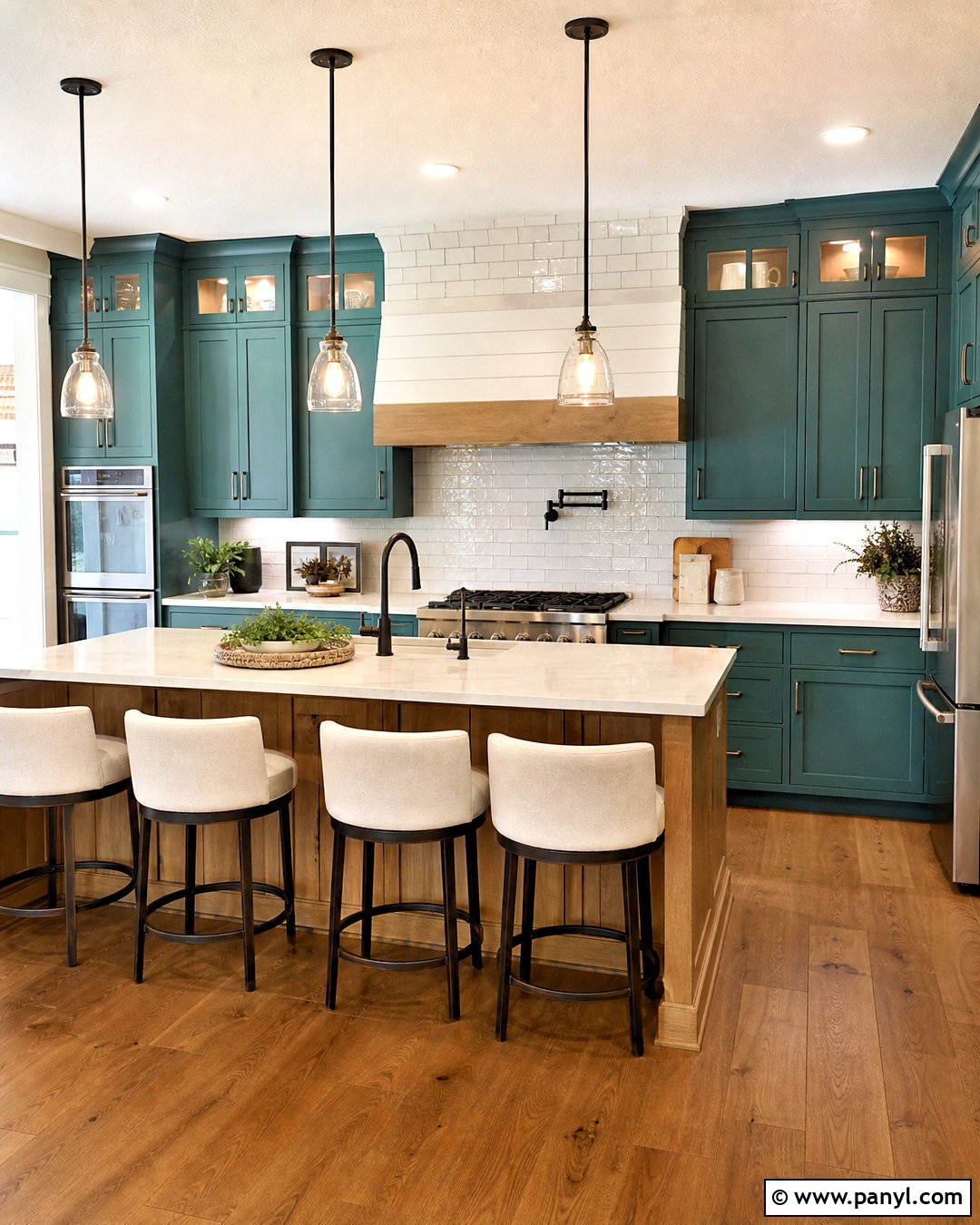 Teal Kitchen With Subway Tile - 20 teal kitchen ideas