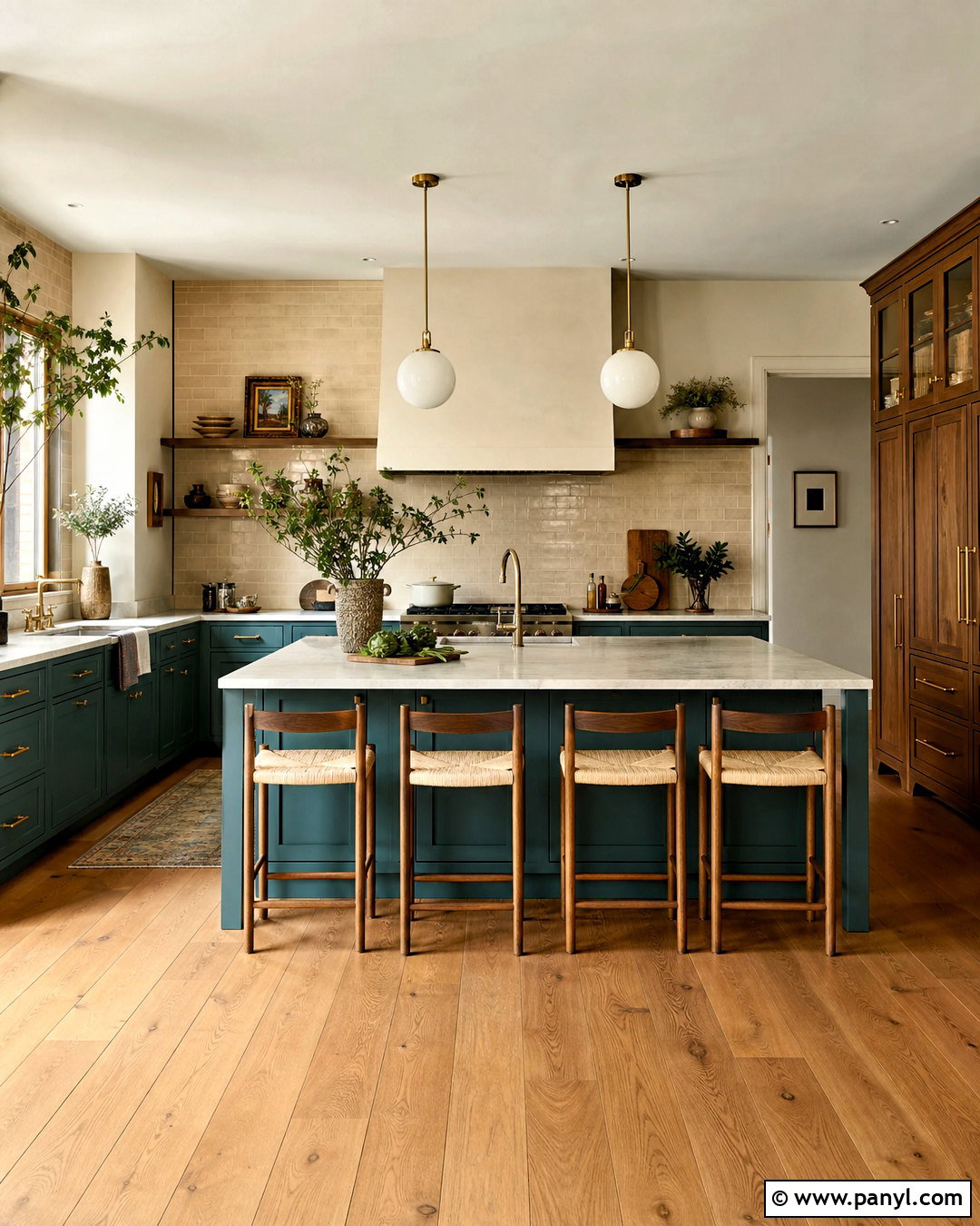 Teal Kitchen With Wood Cabinets - 20 teal kitchen ideas