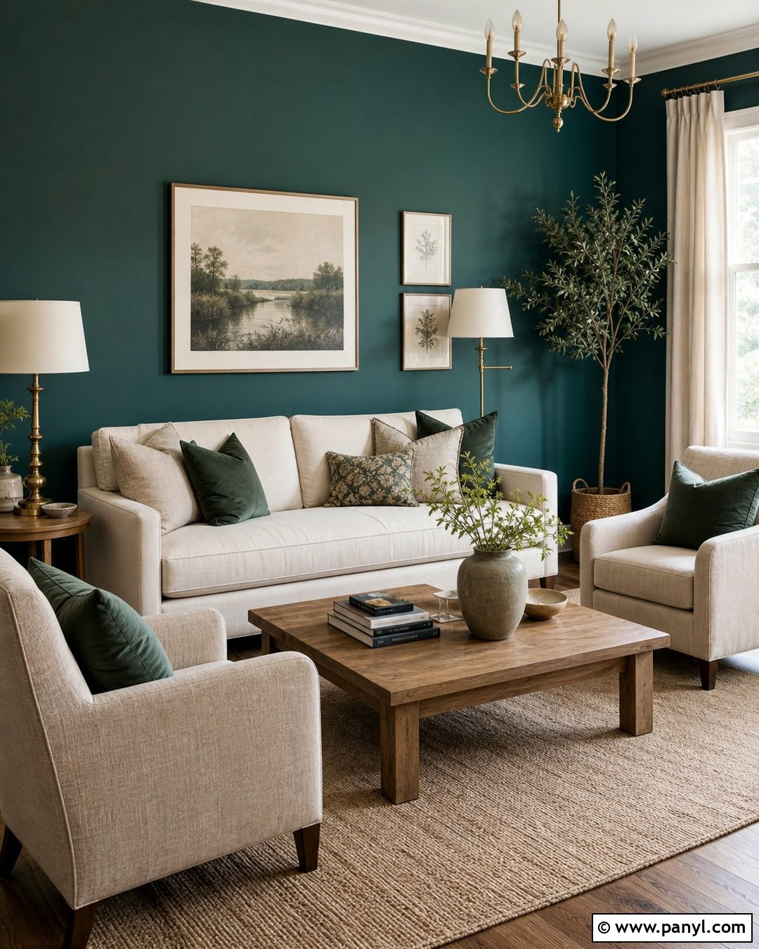 Teal Living Room Walls With Cream Furniture - 30 teal painted walls