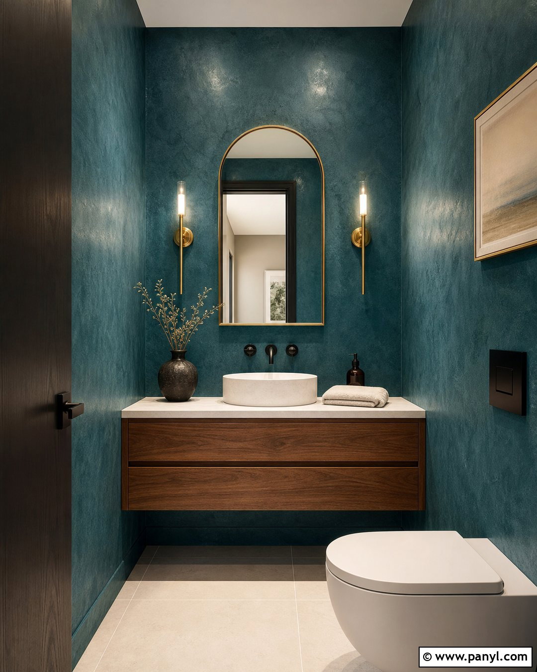 Teal Metallic Wall Texture - 50 wall colour texture ideas