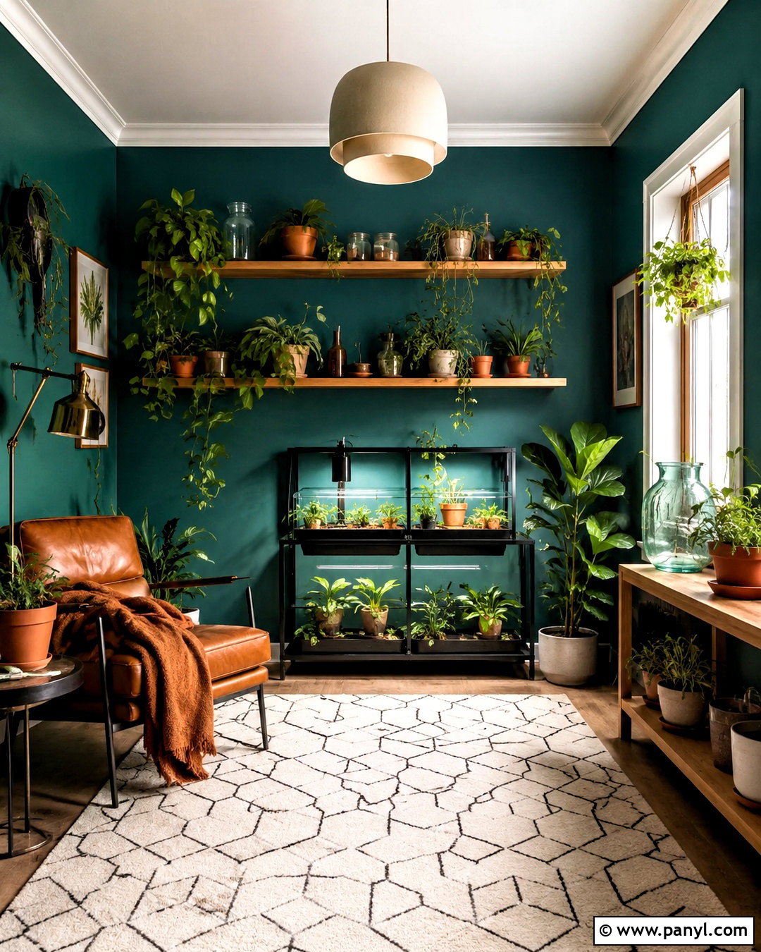 Teal Plant Room - 20 Wall Colors For Plant Room Ideas