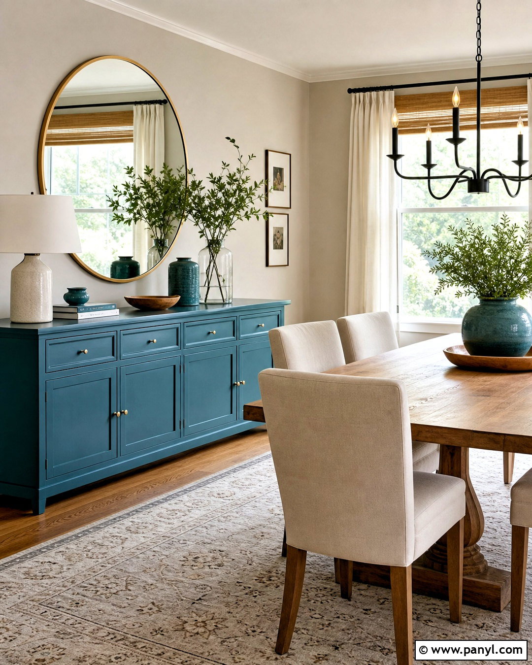Teal Sideboard Dining Room - 20 teal dining room ideas