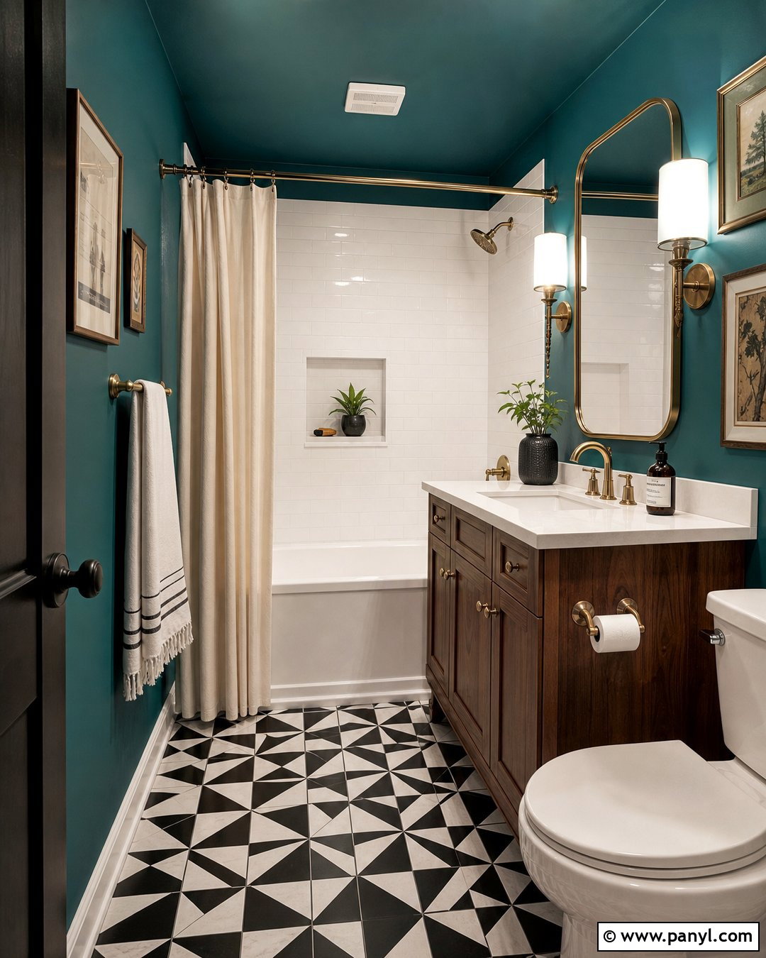 25 Small Bathroom Wall Color Ideas to Brighten Tiny Spaces