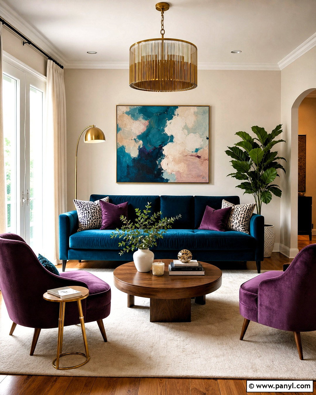 20 Teal and Purple Living Room Ideas for a Creative Home