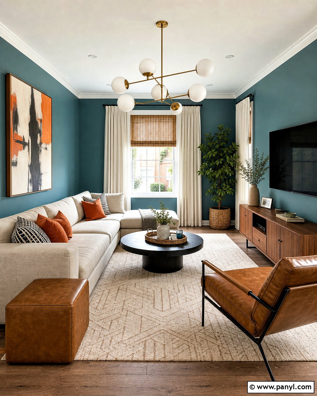 Teal Wall Color - 20 wall painting colors