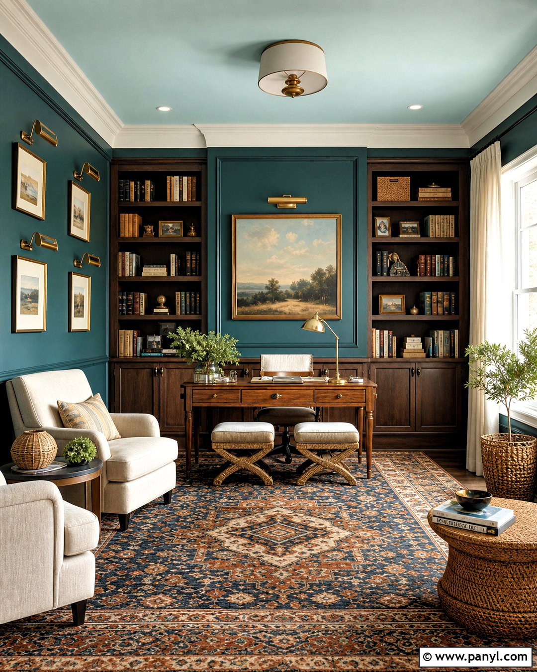 Teal Walls With Pale Aqua Ceiling - 20 wall and ceiling color combinations