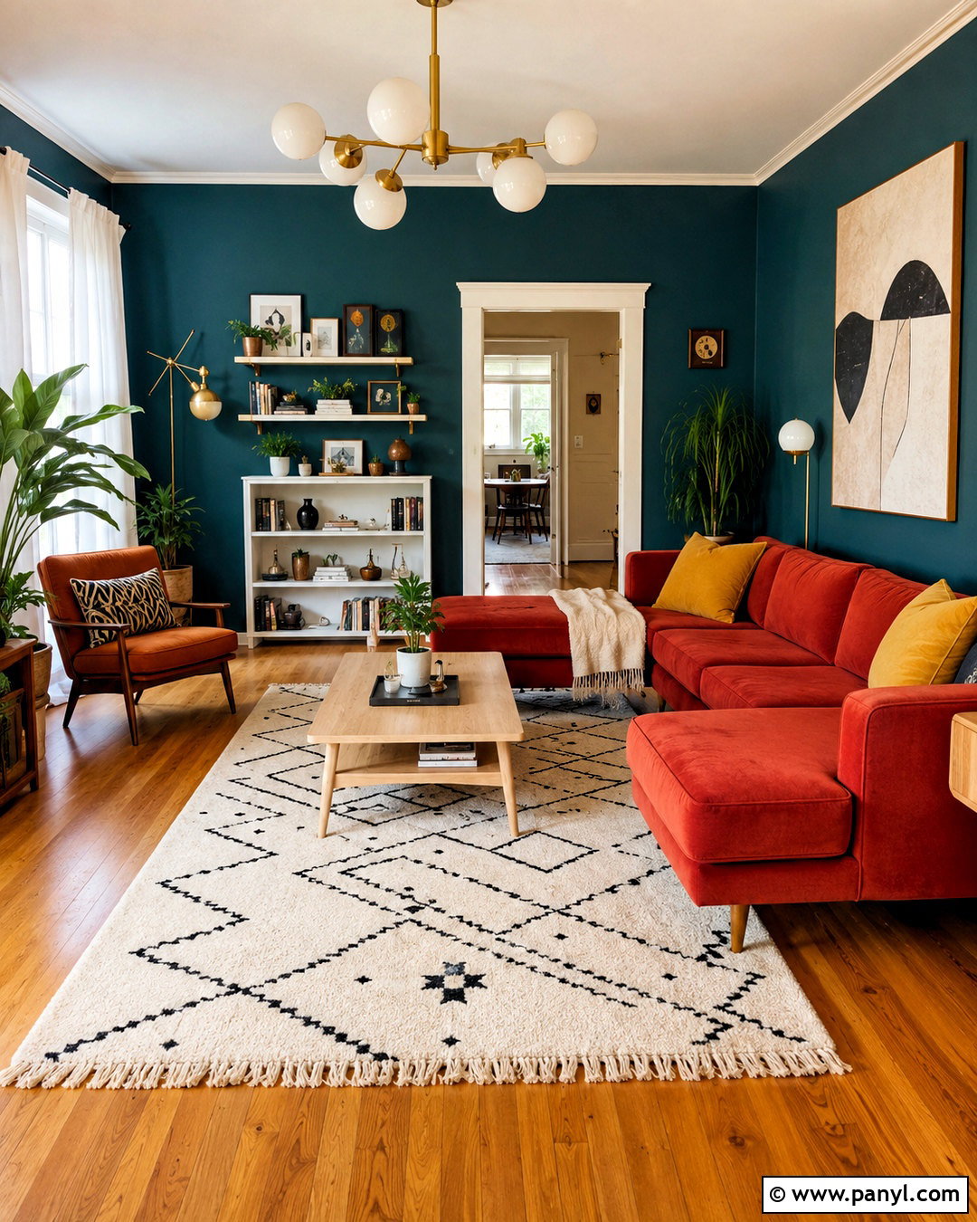 Teal Walls With Red Furniture - 20 What Color Walls Go With Red Furniture Ideas