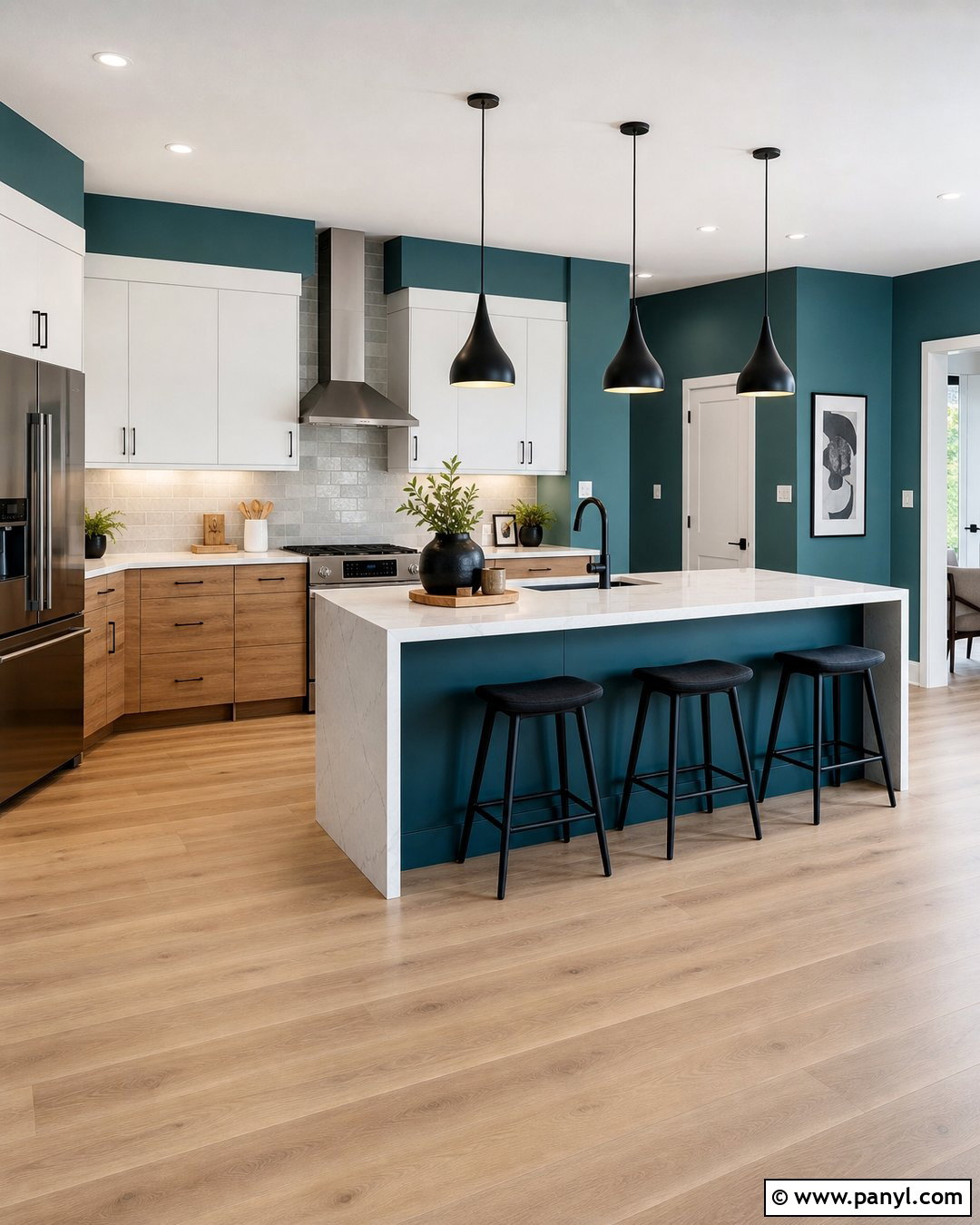 20 Modern Kitchen With Teal Walls Ideas for a Fresh Look