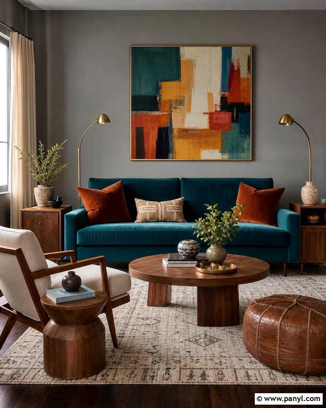 Teal With Gray Walls - 25 Colors That Go With Gray Walls