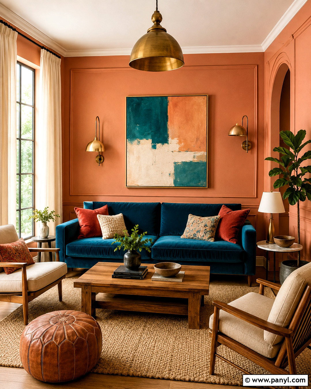 Teal With Peach Walls - 20 What Colours Go With Peach Walls