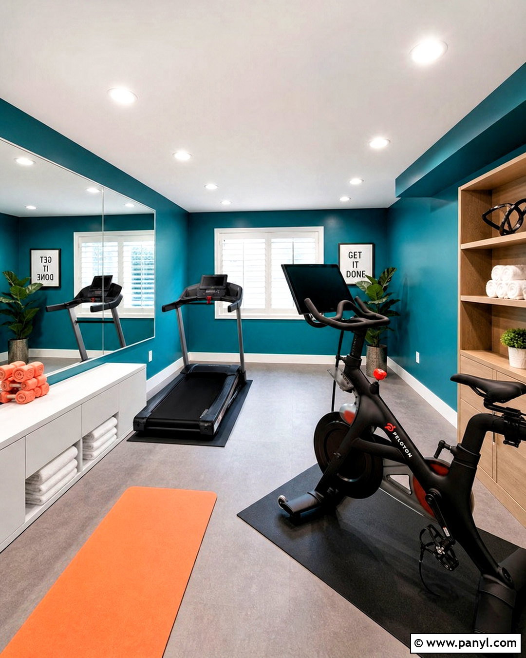 Teal Workout Room Paint - 20 workout room paint colors