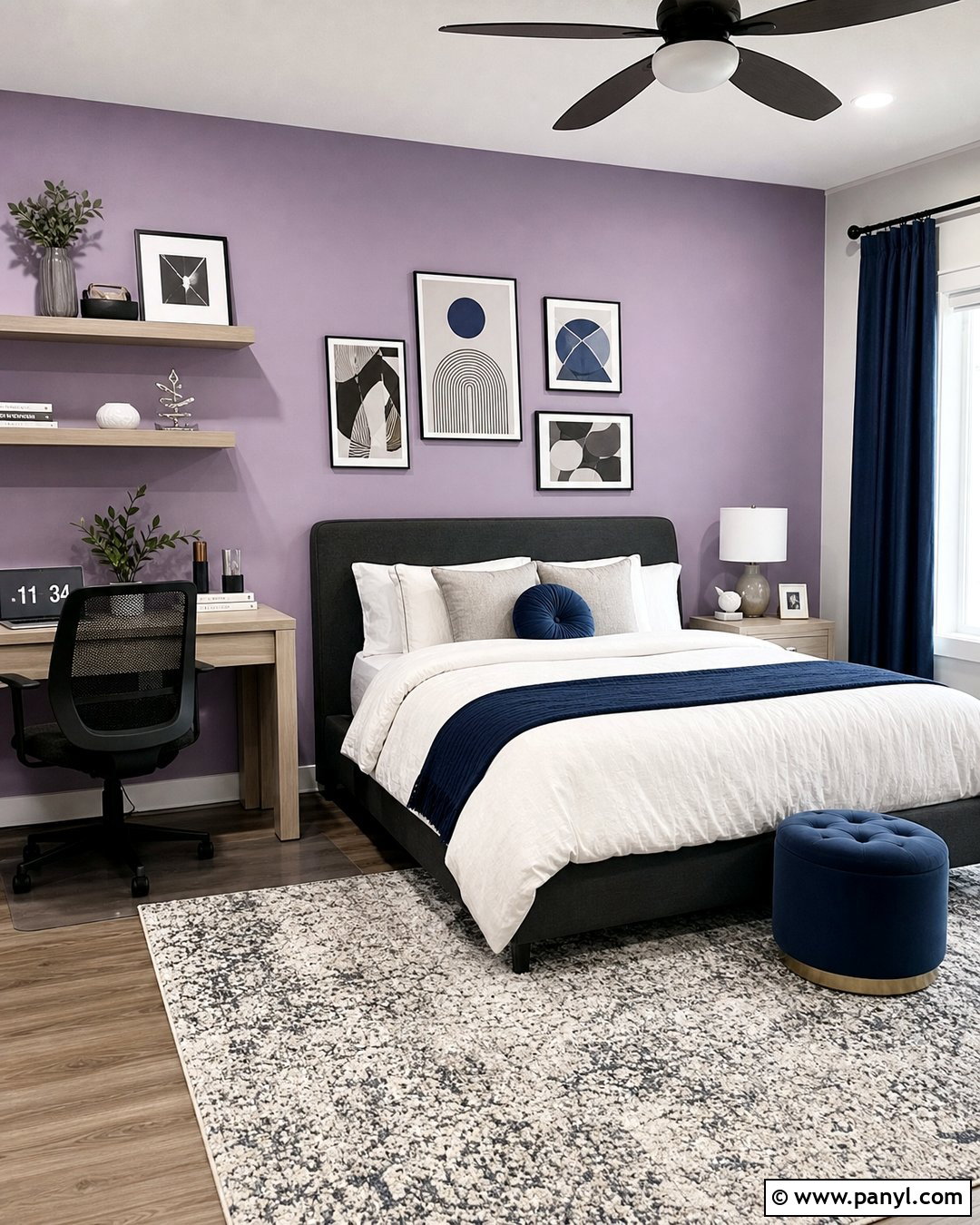 30 Lavender Accent Wall Ideas for Dreamy, Relaxing Rooms