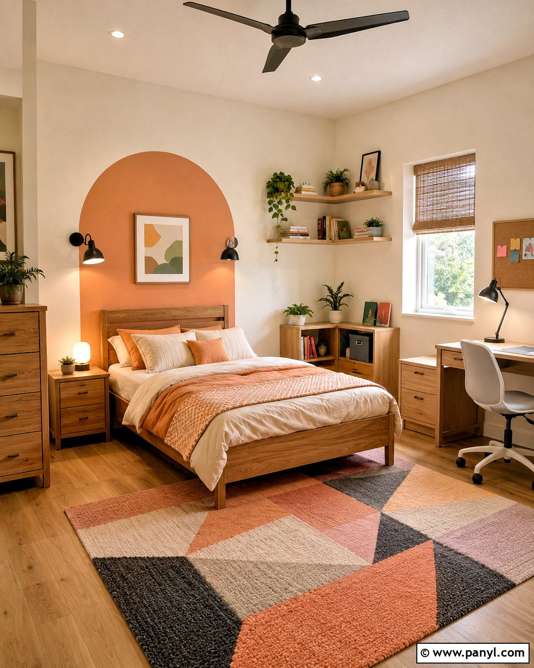 Teen Light Orange Bedroom - 20 light orange bedroom ideas