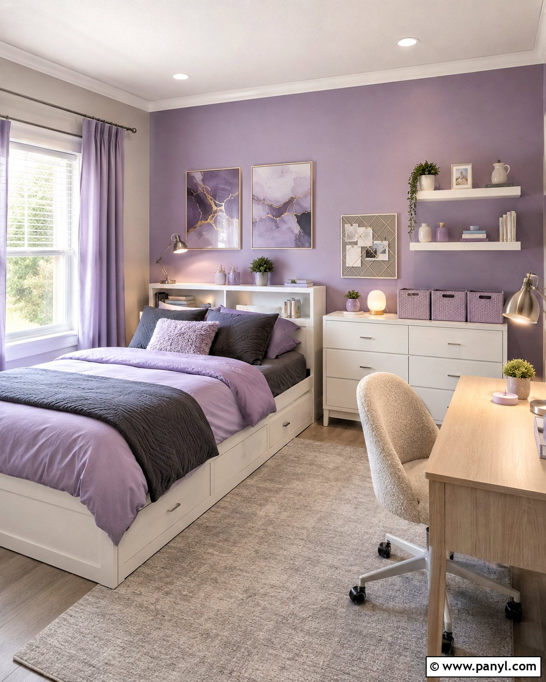 Teen Lilac Bedroom - 20 lilac bedroom ideas