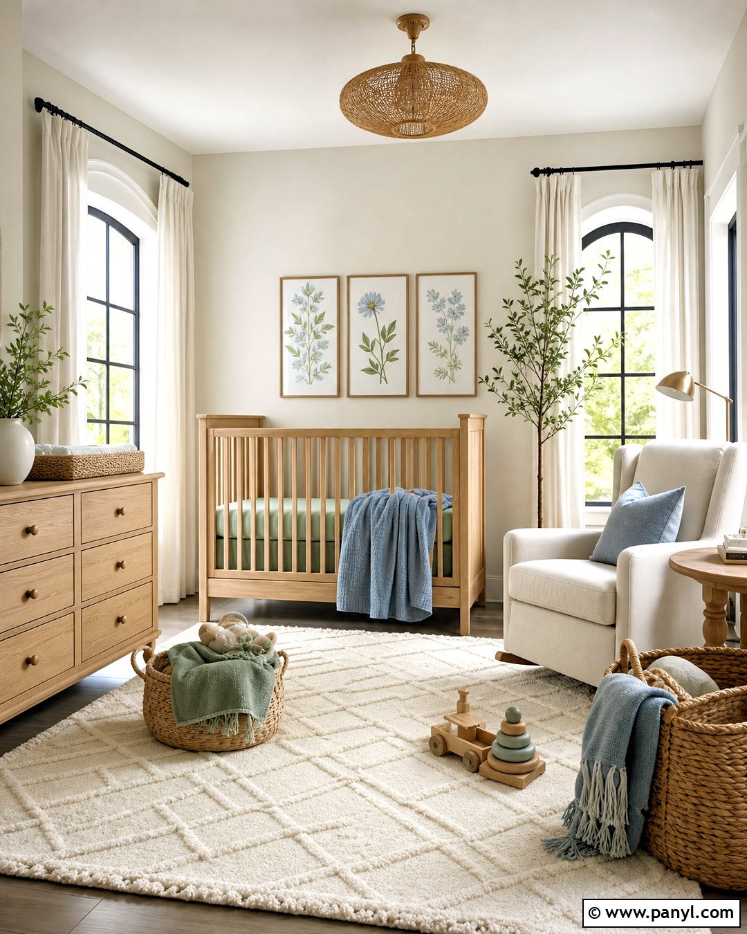 Templeton Pink Nursery With Oak Furniture - 20 templeton pink farrow and ball ideas