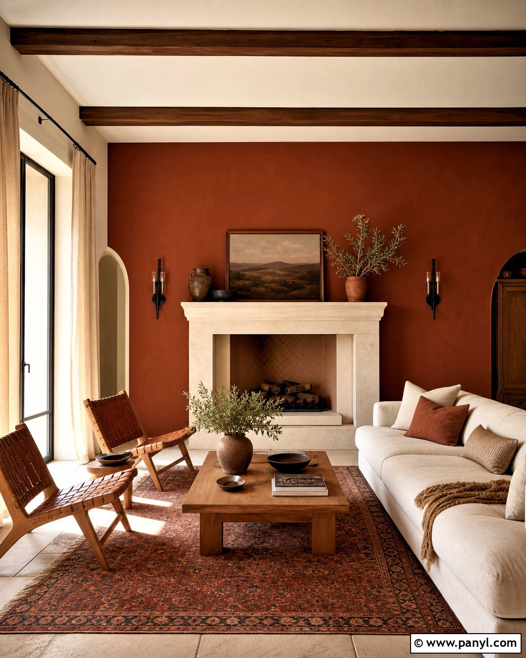 Terra Brun Paint - 20 dark red paint colors