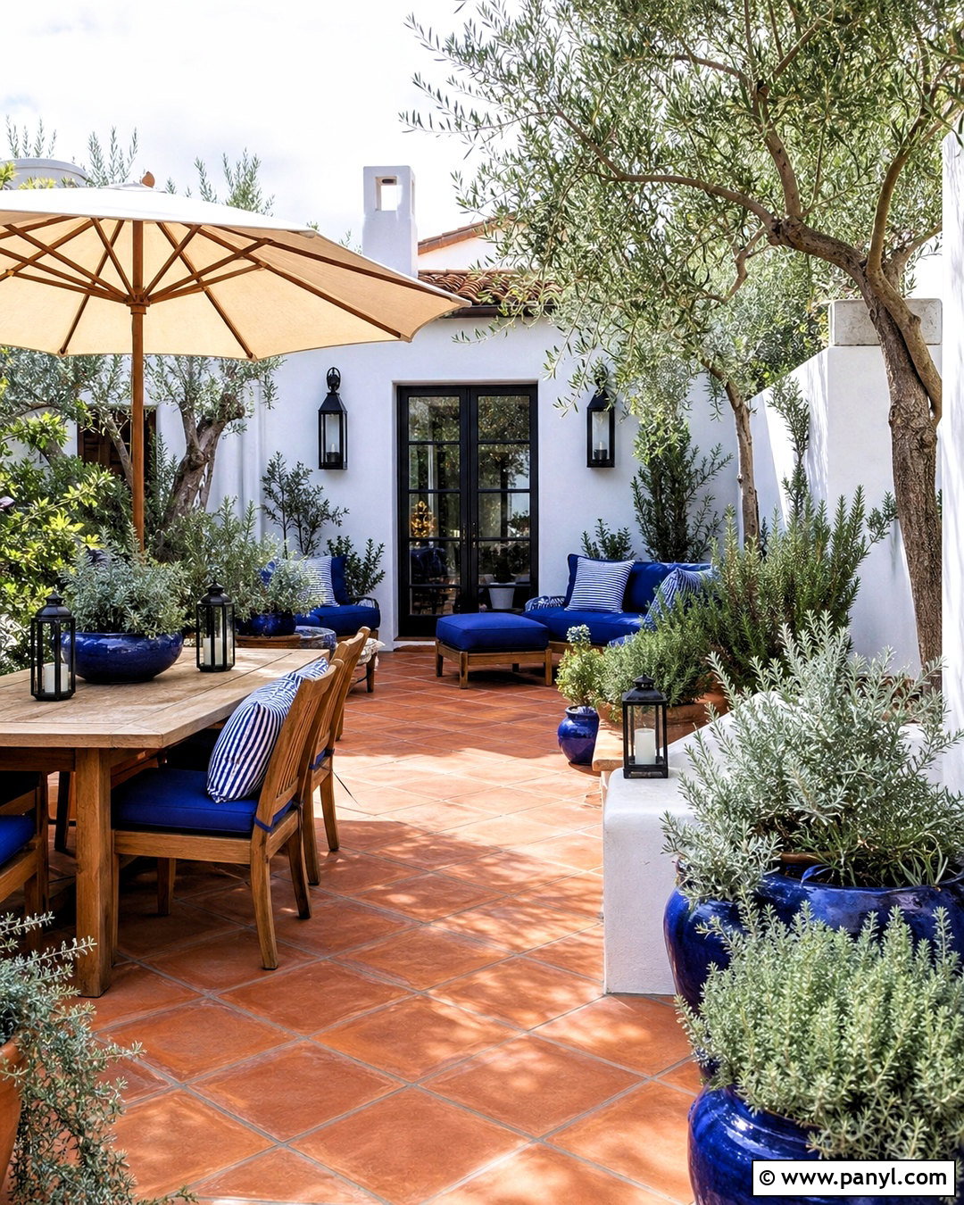 Terra Cotta And Cobalt Blue - 20 terra cotta color palette ideas