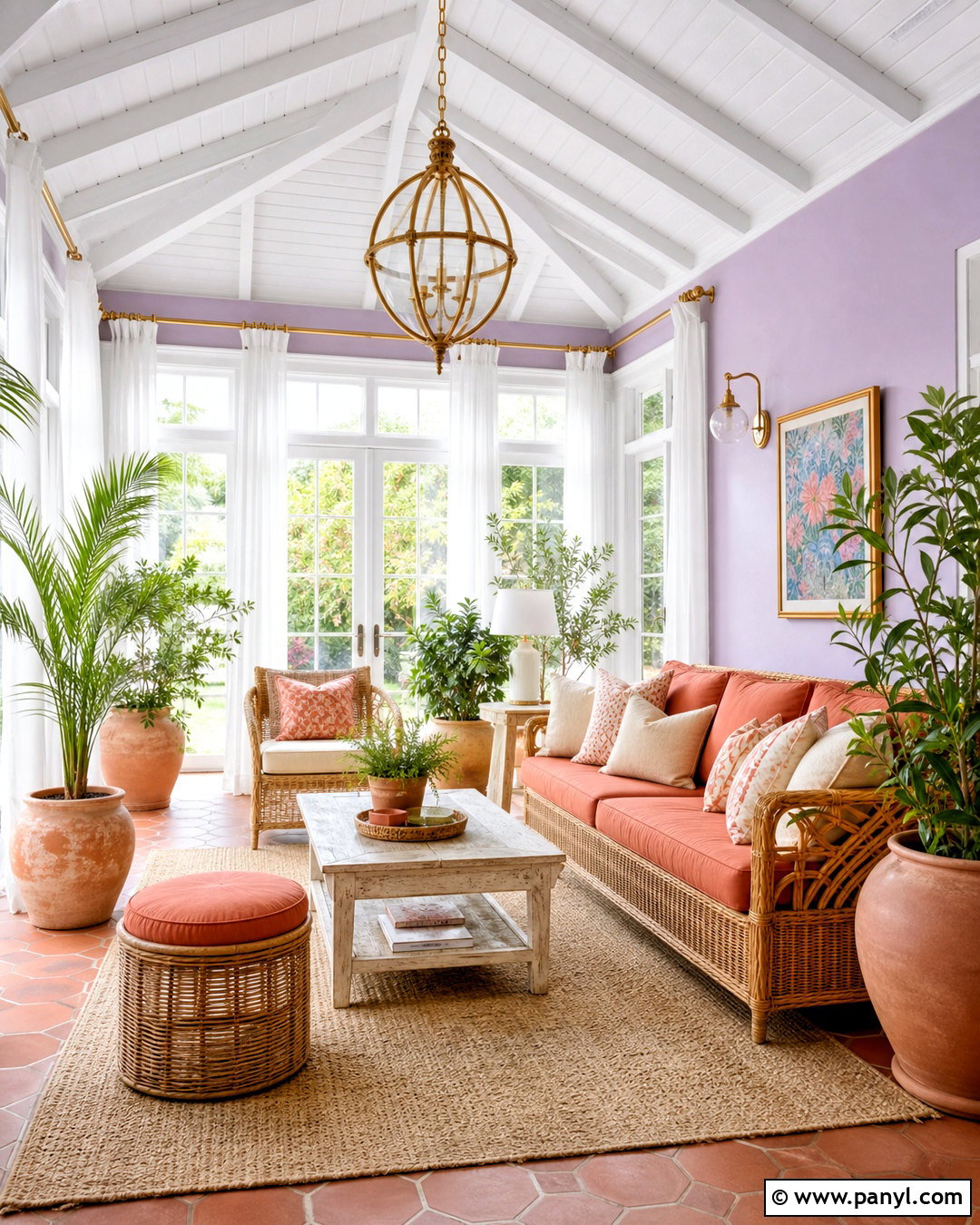 Terra Cotta And Lavender - 20 terra cotta color palette ideas