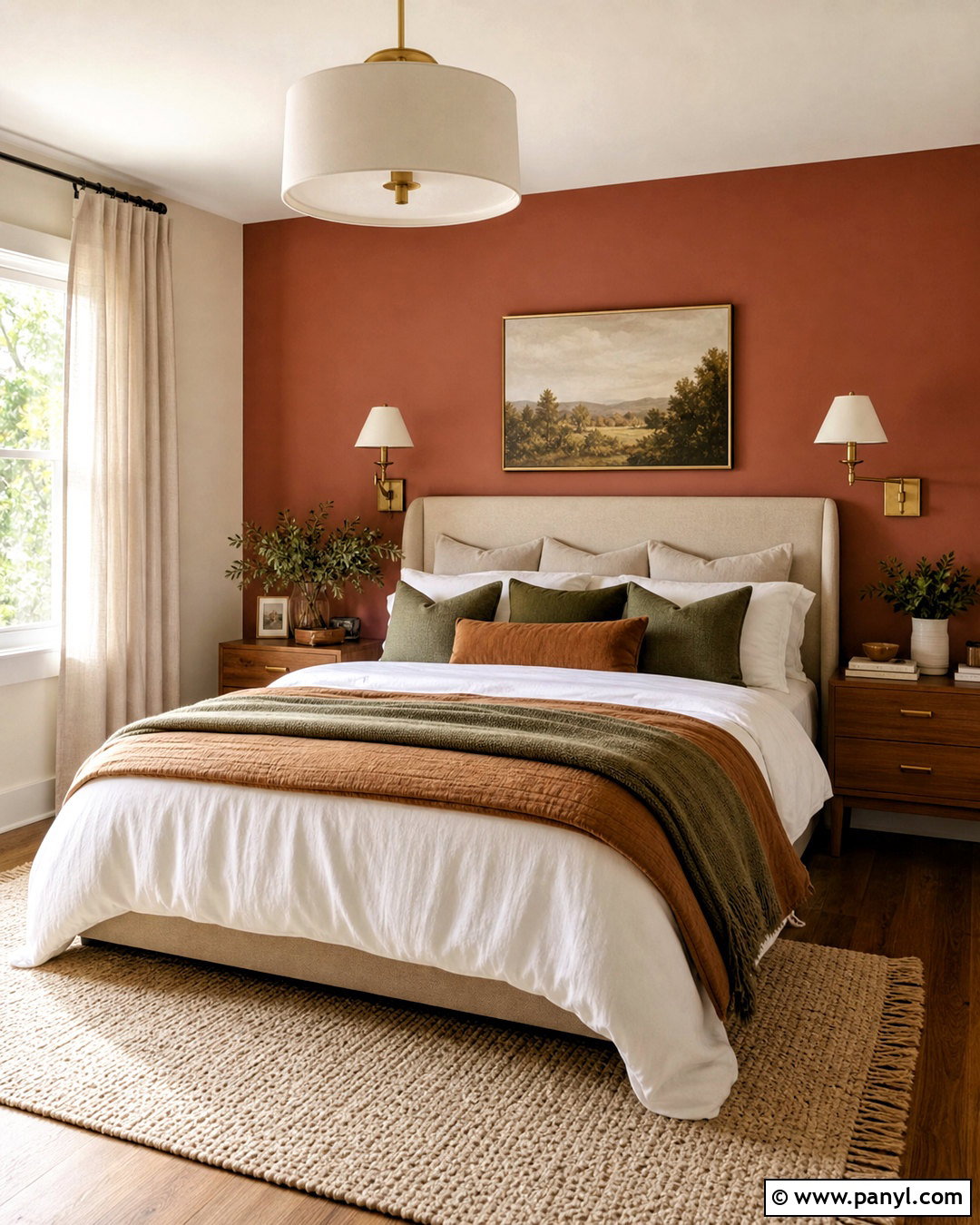 Terra Cotta Bedroom Accent Wall - 20 terra cotta accent wall ideas