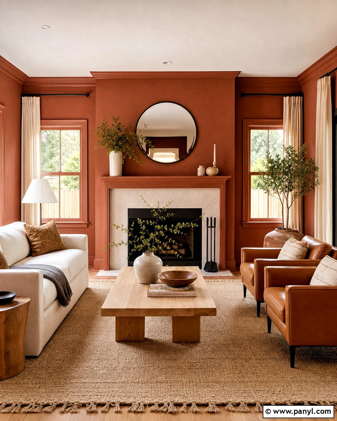 Terra Cotta Fireplace Accent Wall - 20 terra cotta accent wall ideas