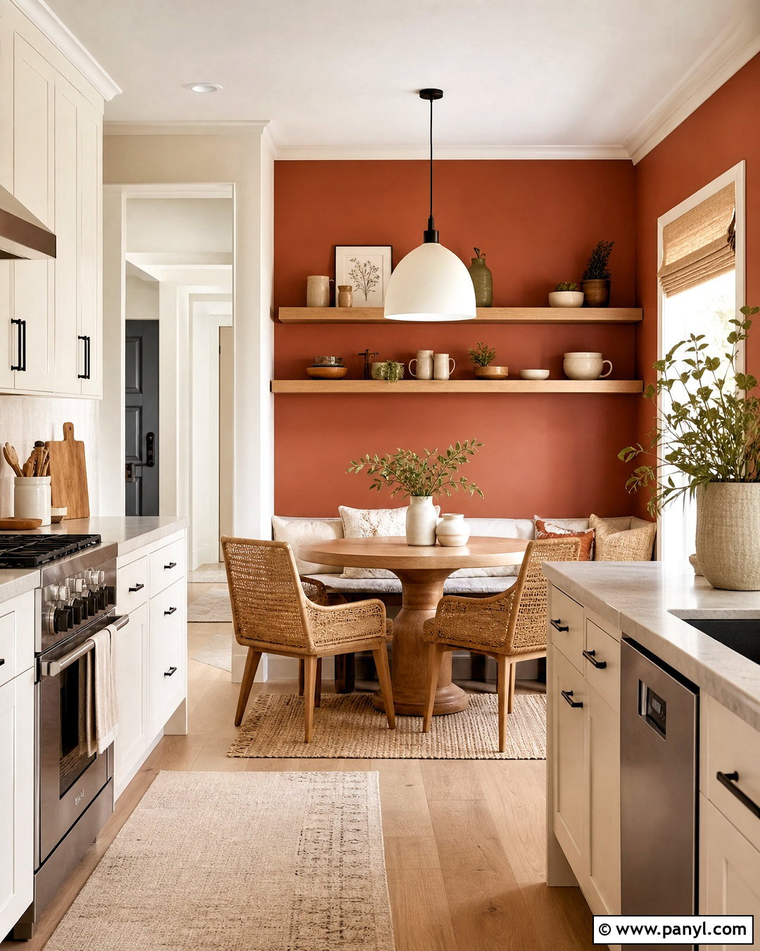 Terra Cotta Kitchen Accent Wall - 20 terra cotta accent wall ideas