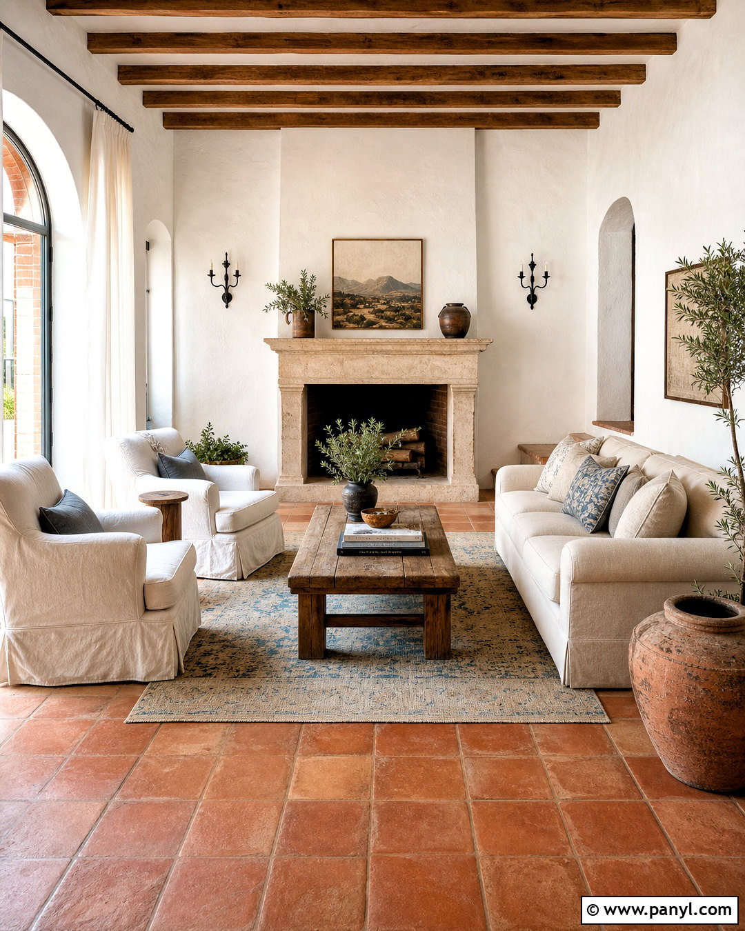 Terra Cotta Tile Living Room - 20 terra cotta living room ideas