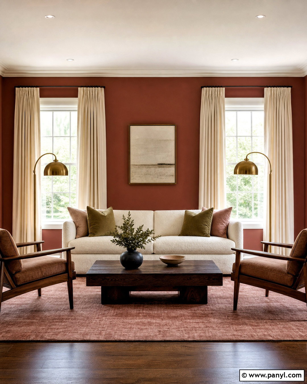 Terra Mauve 105 Burnt Orange Paint Color - 20 burnt orange paint colors