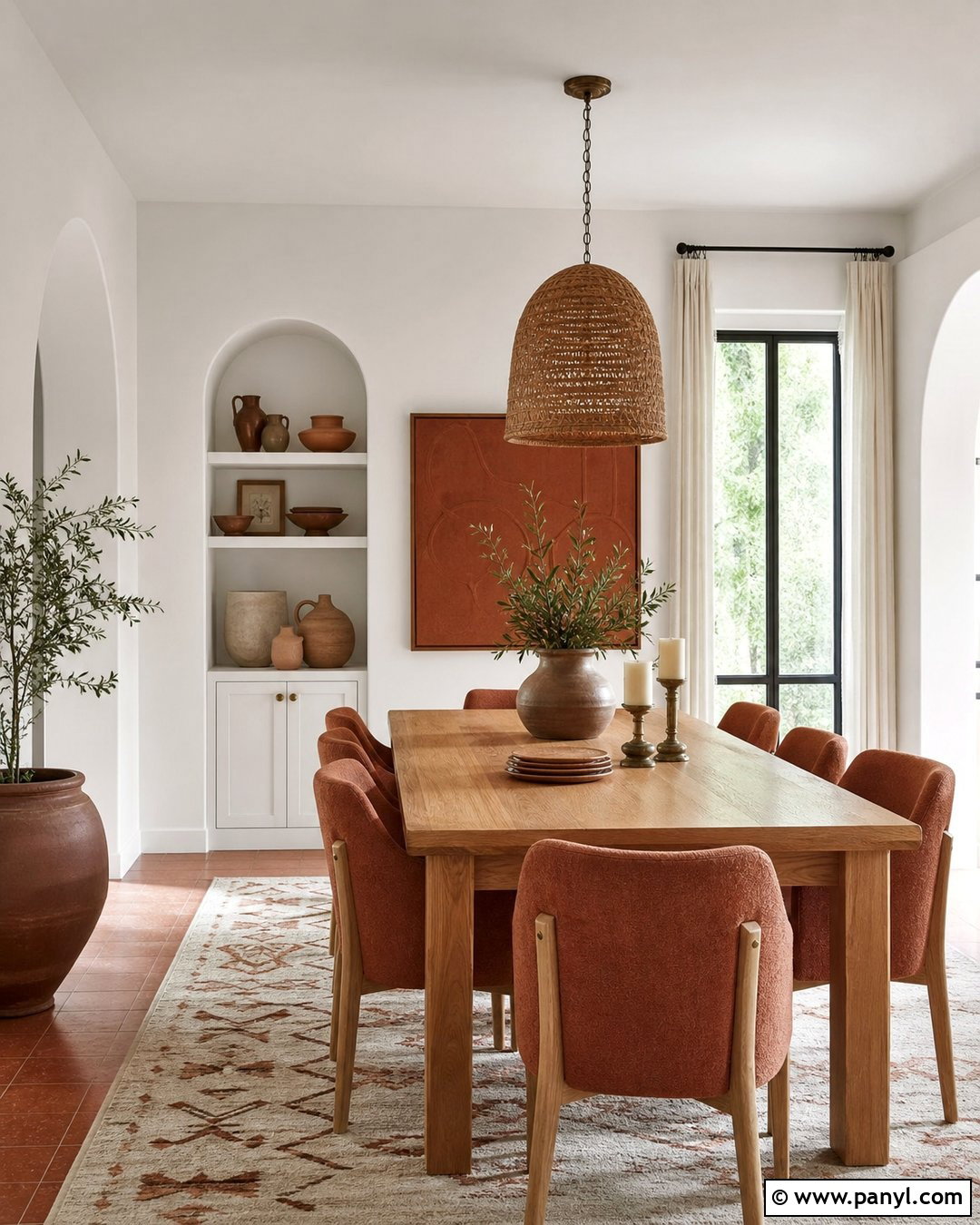 Terracotta Accent Color - 20 Best Accent Color For White Walls