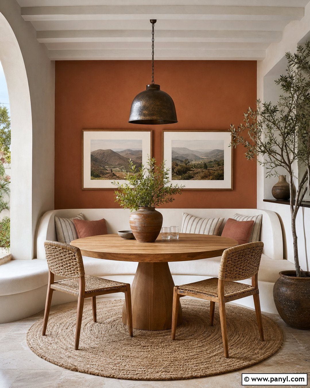 Terracotta Accent Wall - 20 Accent Wall Color For White Room Ideas