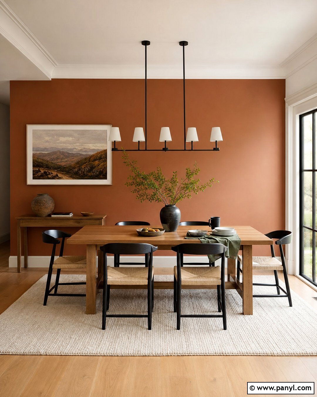 Terracotta Accent Wall - 20 Cool Accent Wall Colors