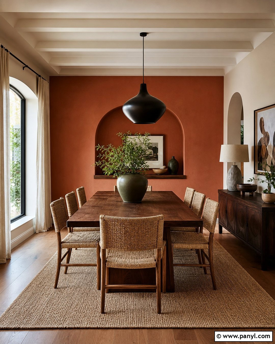 Terracotta Accent Wall - 30 Best Accent Wall Colors