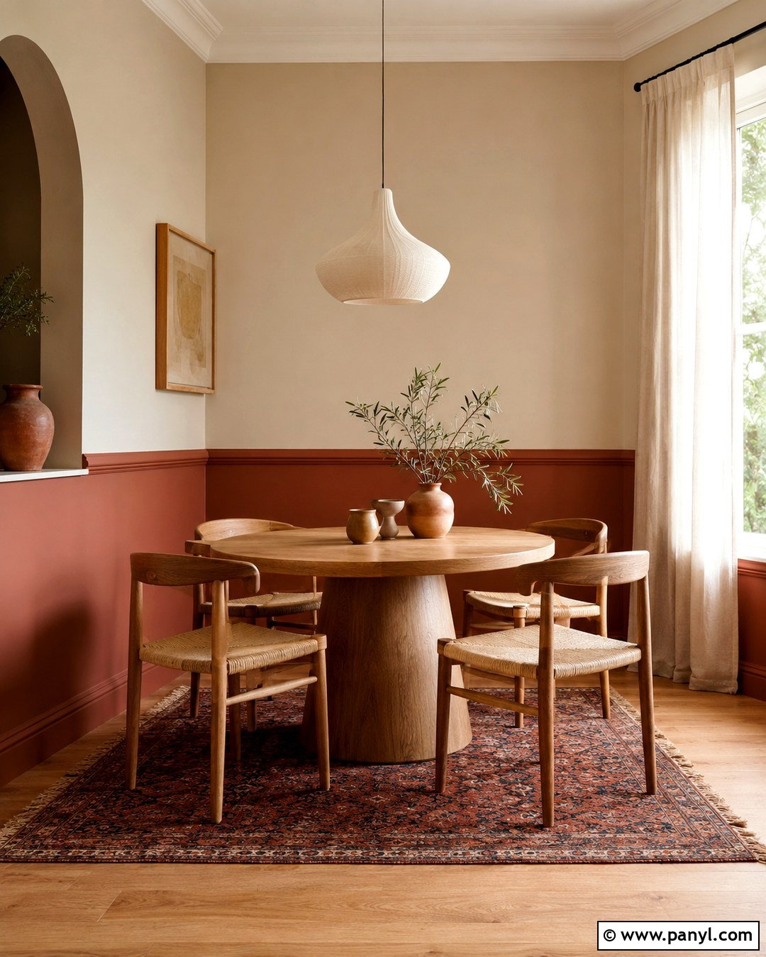 Terracotta And Beige Chair Rail Colors - 20 Chair Rail Colors Two Tones