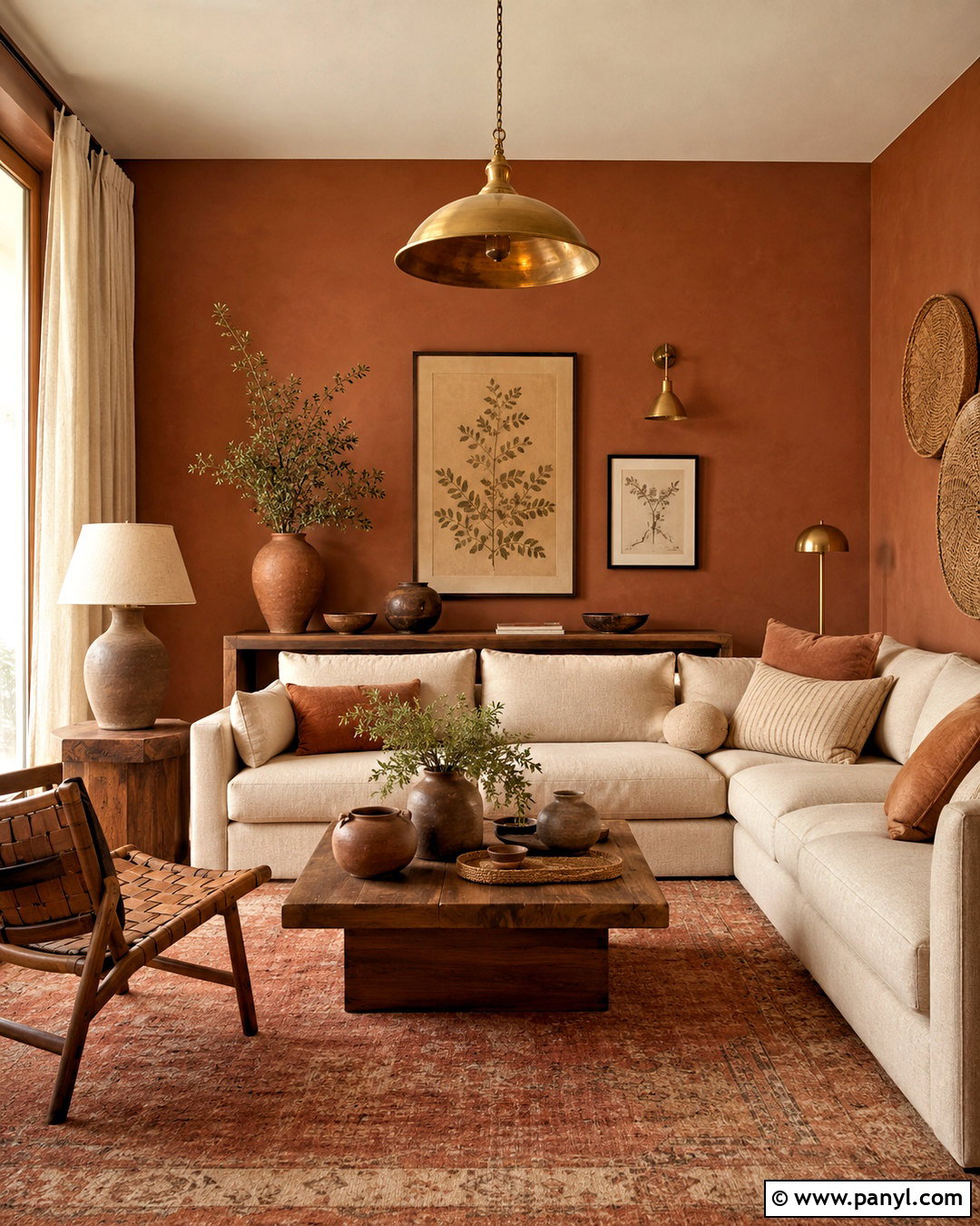 Terracotta And Beige Living Room - 20 cozy living room warm colors